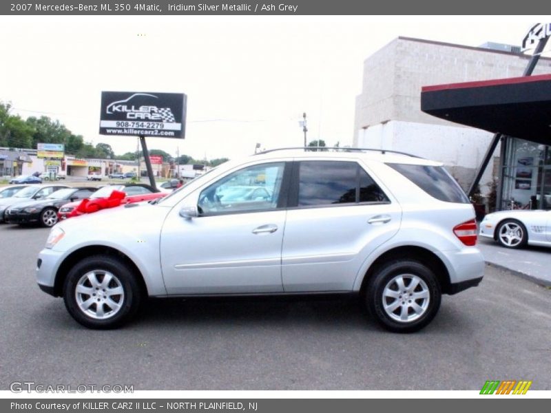 Iridium Silver Metallic / Ash Grey 2007 Mercedes-Benz ML 350 4Matic