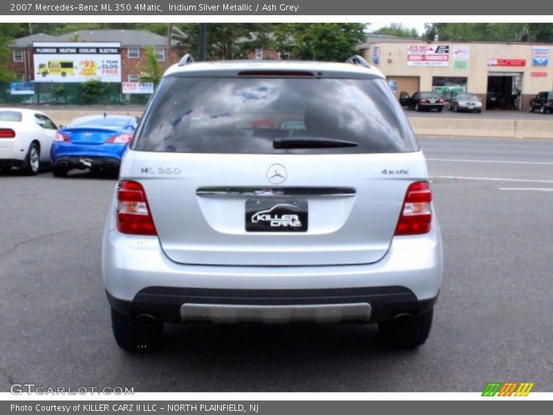 Iridium Silver Metallic / Ash Grey 2007 Mercedes-Benz ML 350 4Matic