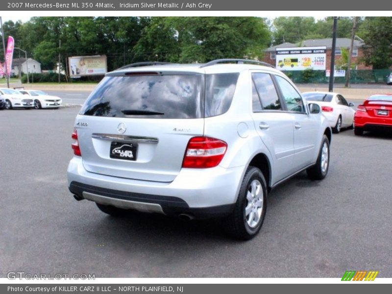 Iridium Silver Metallic / Ash Grey 2007 Mercedes-Benz ML 350 4Matic