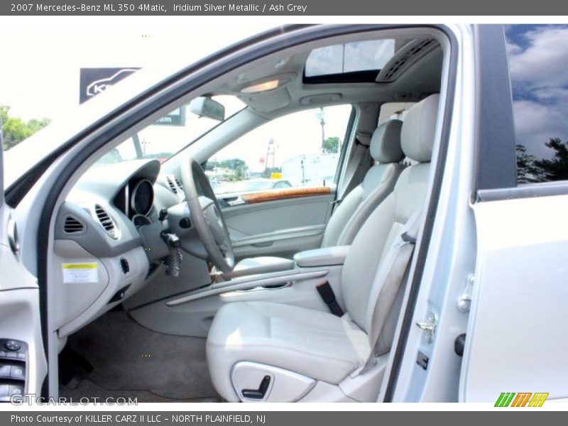Iridium Silver Metallic / Ash Grey 2007 Mercedes-Benz ML 350 4Matic