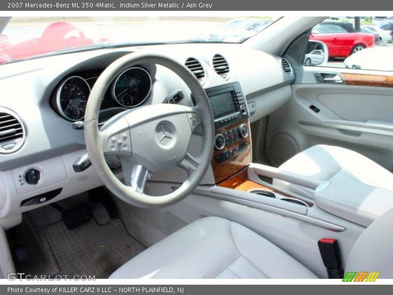 Iridium Silver Metallic / Ash Grey 2007 Mercedes-Benz ML 350 4Matic