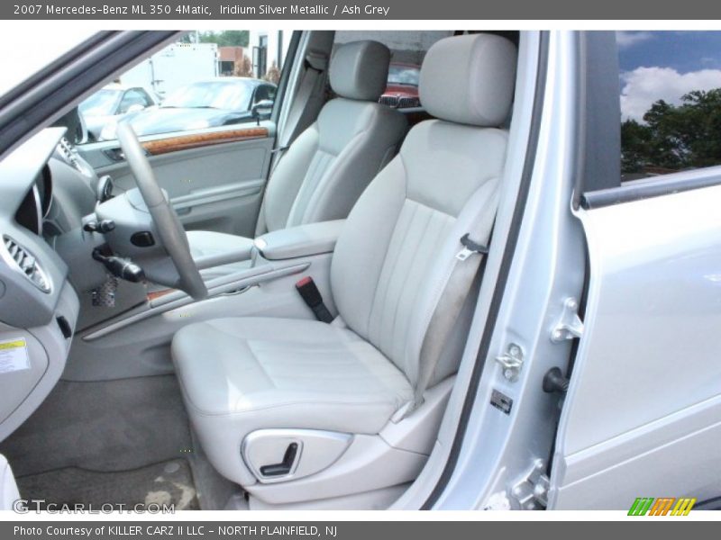 Iridium Silver Metallic / Ash Grey 2007 Mercedes-Benz ML 350 4Matic