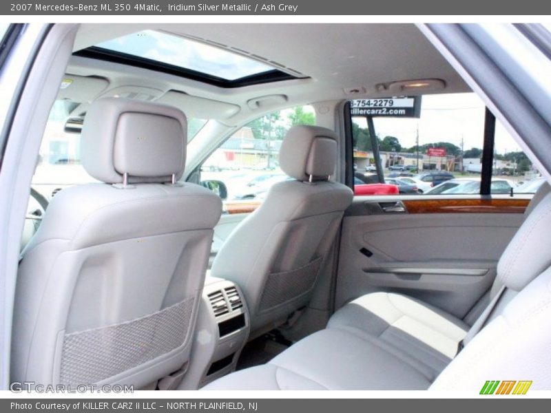 Iridium Silver Metallic / Ash Grey 2007 Mercedes-Benz ML 350 4Matic