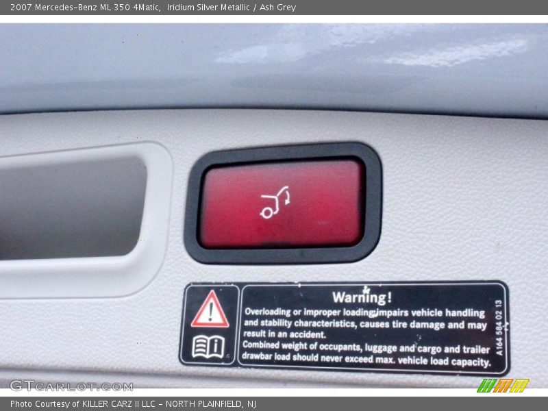 Iridium Silver Metallic / Ash Grey 2007 Mercedes-Benz ML 350 4Matic