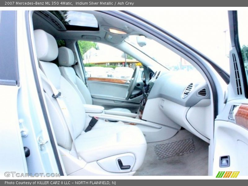 Iridium Silver Metallic / Ash Grey 2007 Mercedes-Benz ML 350 4Matic