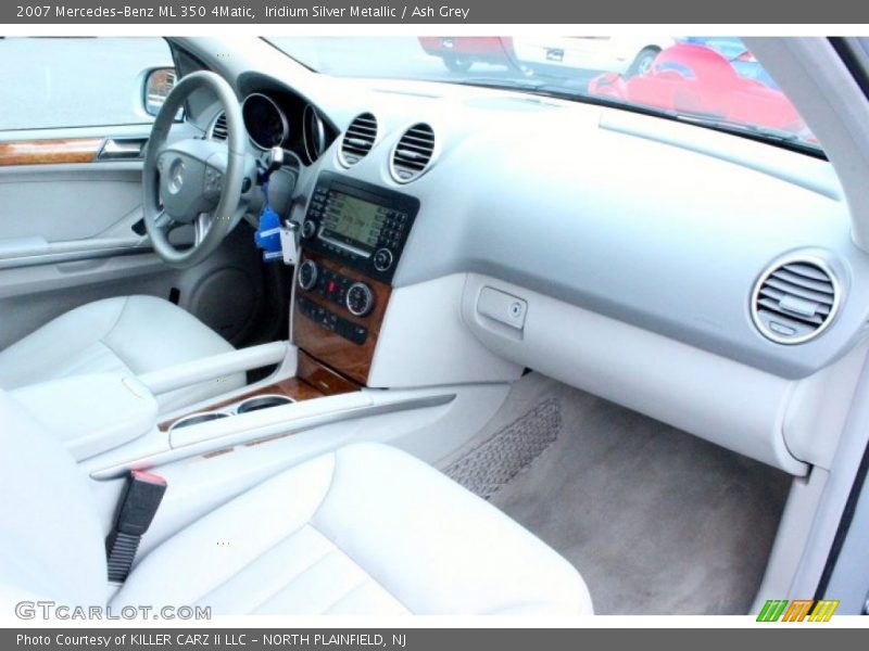 Iridium Silver Metallic / Ash Grey 2007 Mercedes-Benz ML 350 4Matic