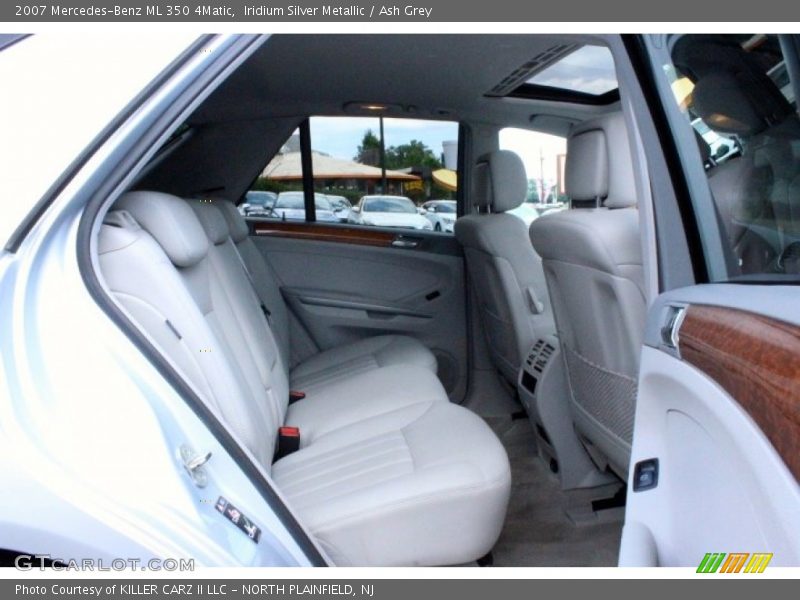 Iridium Silver Metallic / Ash Grey 2007 Mercedes-Benz ML 350 4Matic