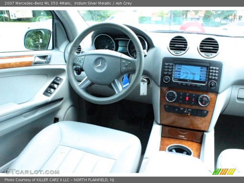 Iridium Silver Metallic / Ash Grey 2007 Mercedes-Benz ML 350 4Matic