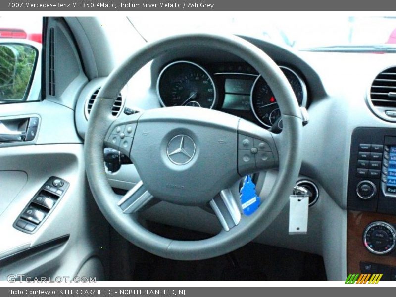 Iridium Silver Metallic / Ash Grey 2007 Mercedes-Benz ML 350 4Matic