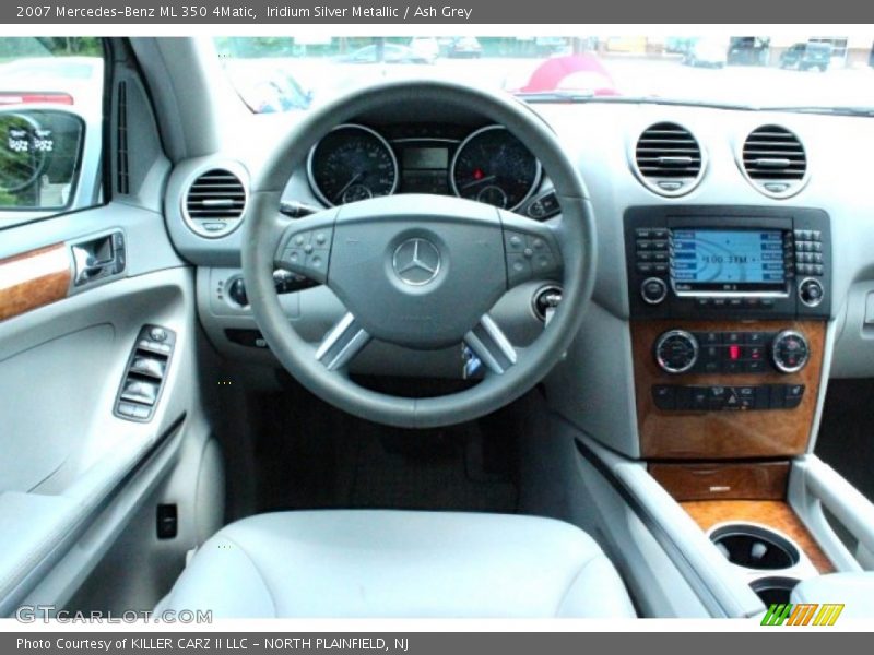 Iridium Silver Metallic / Ash Grey 2007 Mercedes-Benz ML 350 4Matic