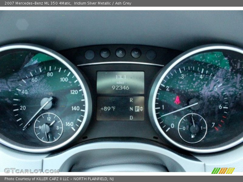 Iridium Silver Metallic / Ash Grey 2007 Mercedes-Benz ML 350 4Matic