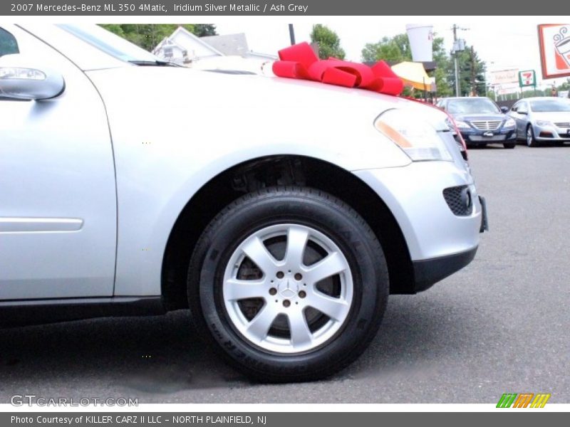 Iridium Silver Metallic / Ash Grey 2007 Mercedes-Benz ML 350 4Matic