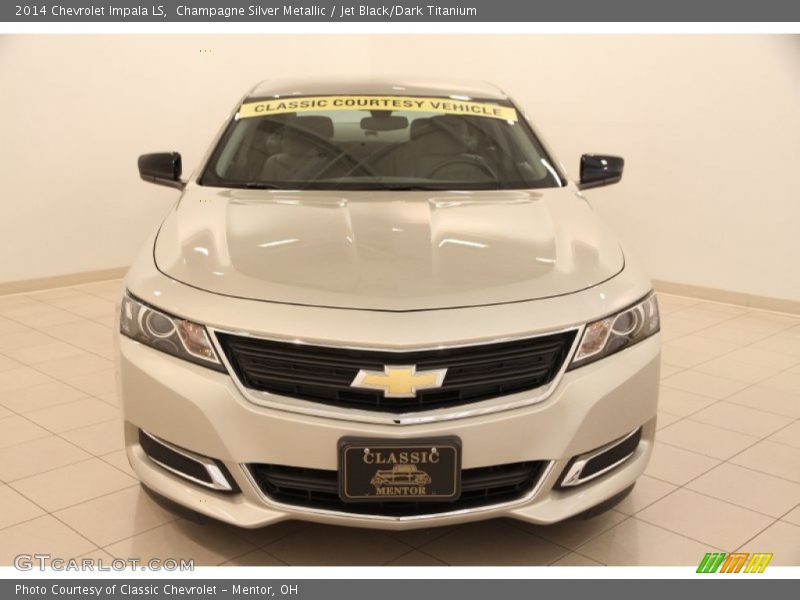 Champagne Silver Metallic / Jet Black/Dark Titanium 2014 Chevrolet Impala LS