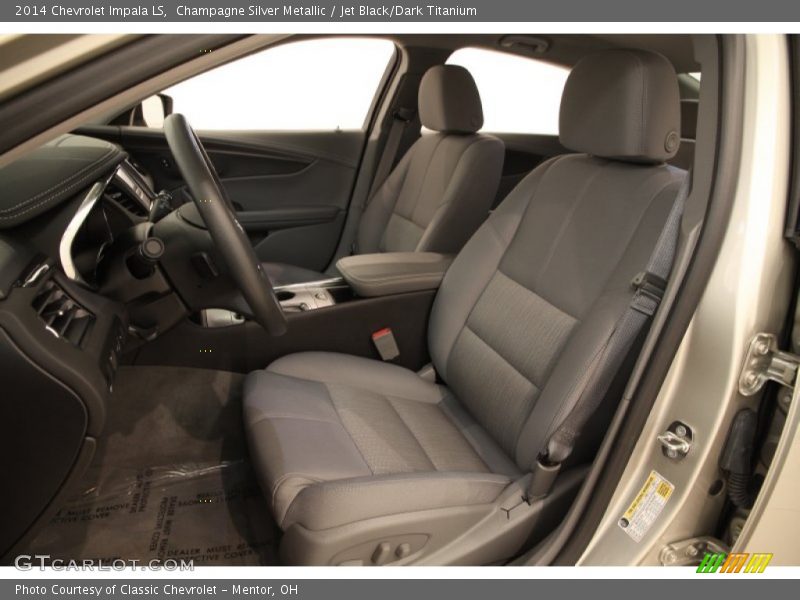 Champagne Silver Metallic / Jet Black/Dark Titanium 2014 Chevrolet Impala LS