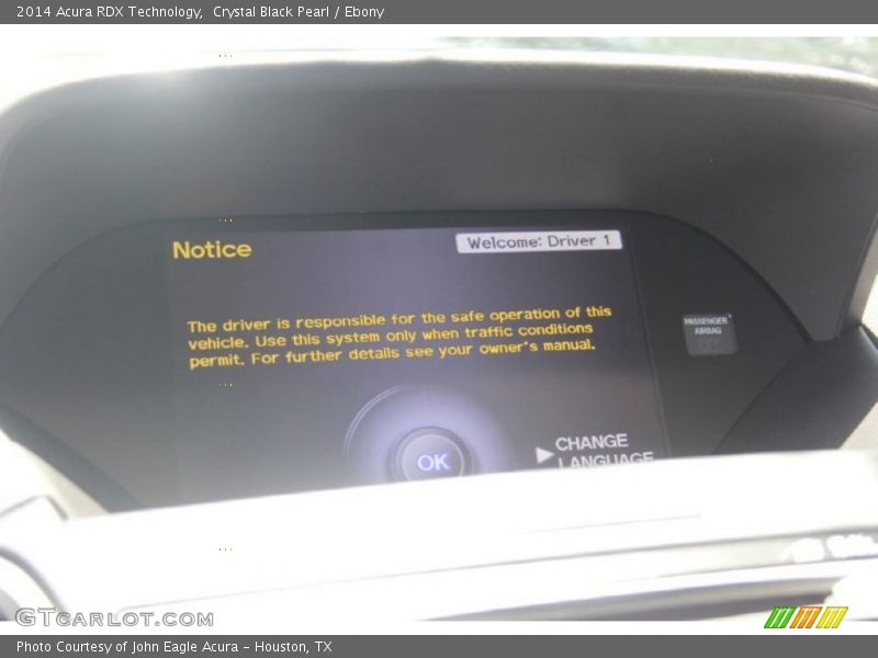 Crystal Black Pearl / Ebony 2014 Acura RDX Technology
