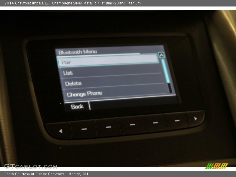 Champagne Silver Metallic / Jet Black/Dark Titanium 2014 Chevrolet Impala LS