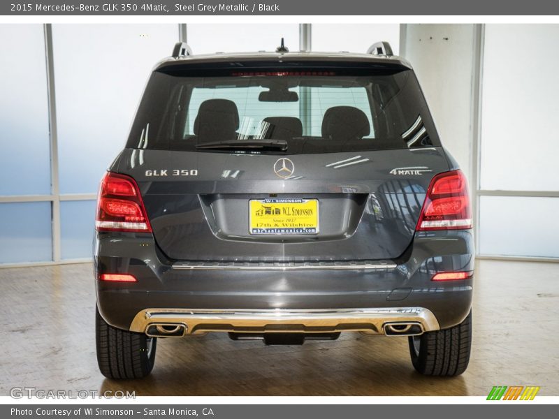 Steel Grey Metallic / Black 2015 Mercedes-Benz GLK 350 4Matic