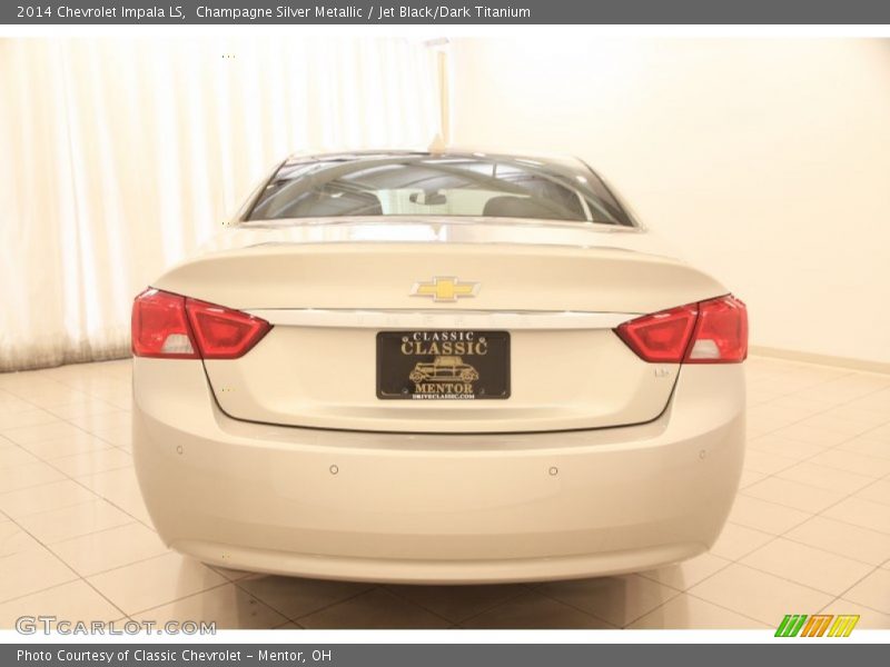Champagne Silver Metallic / Jet Black/Dark Titanium 2014 Chevrolet Impala LS