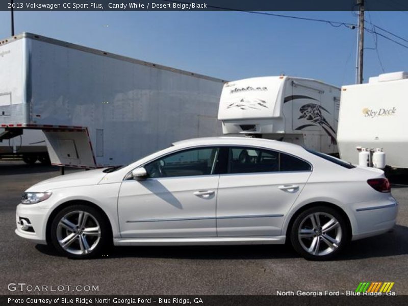 Candy White / Desert Beige/Black 2013 Volkswagen CC Sport Plus
