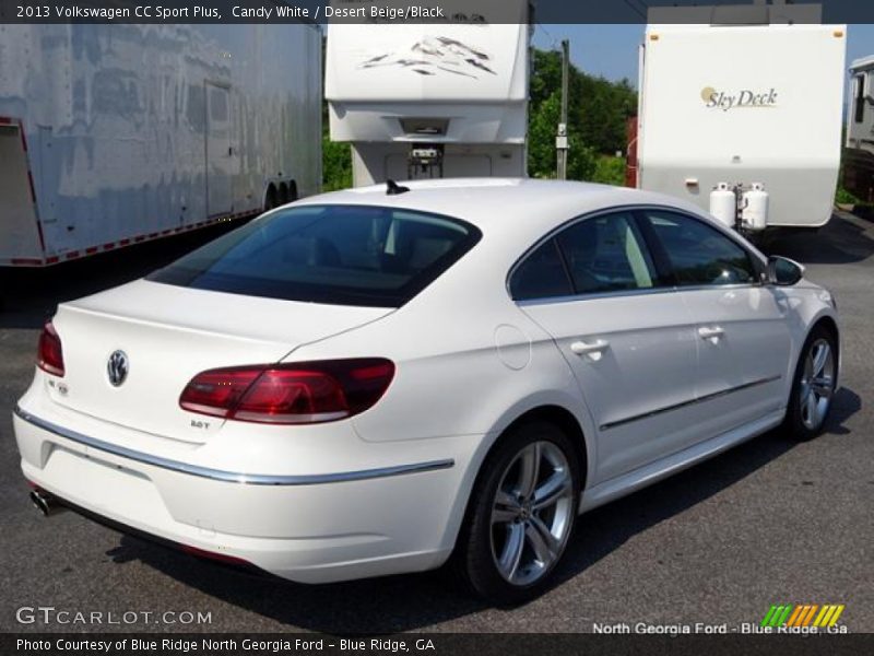 Candy White / Desert Beige/Black 2013 Volkswagen CC Sport Plus