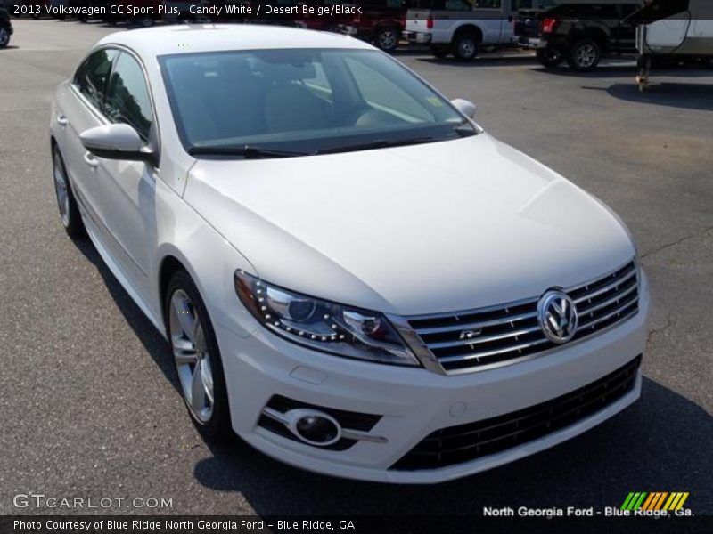 Candy White / Desert Beige/Black 2013 Volkswagen CC Sport Plus