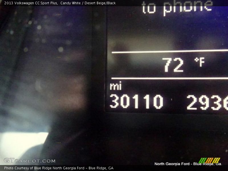 Candy White / Desert Beige/Black 2013 Volkswagen CC Sport Plus