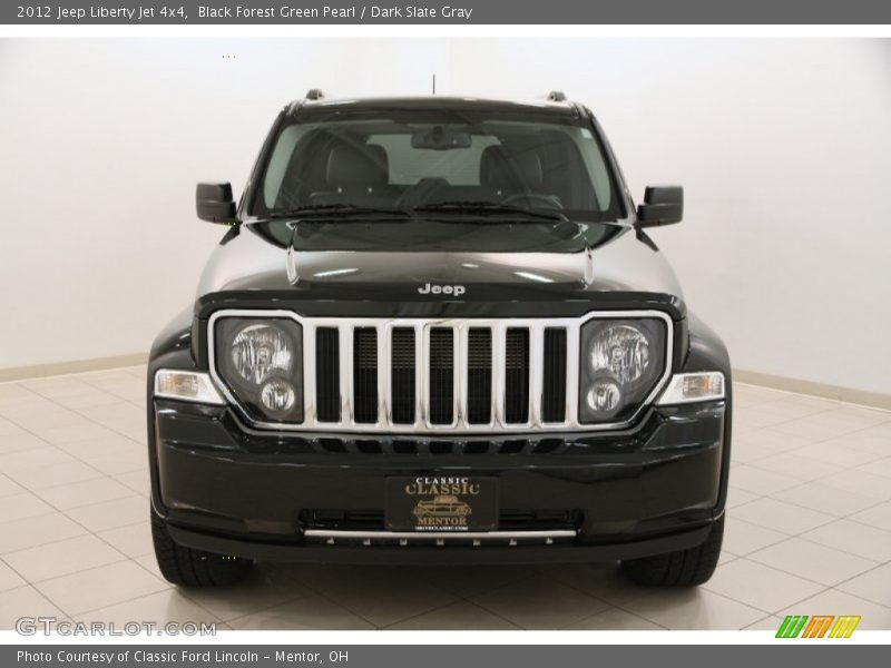 Black Forest Green Pearl / Dark Slate Gray 2012 Jeep Liberty Jet 4x4
