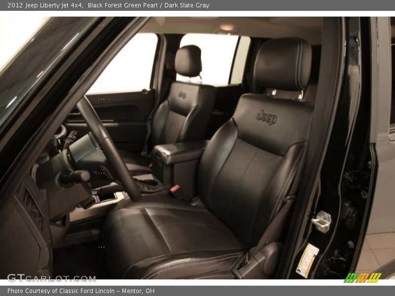 Black Forest Green Pearl / Dark Slate Gray 2012 Jeep Liberty Jet 4x4