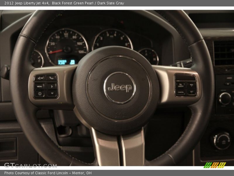 Black Forest Green Pearl / Dark Slate Gray 2012 Jeep Liberty Jet 4x4