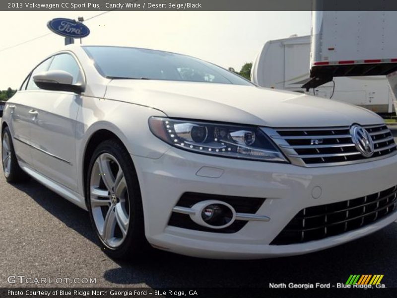 Candy White / Desert Beige/Black 2013 Volkswagen CC Sport Plus