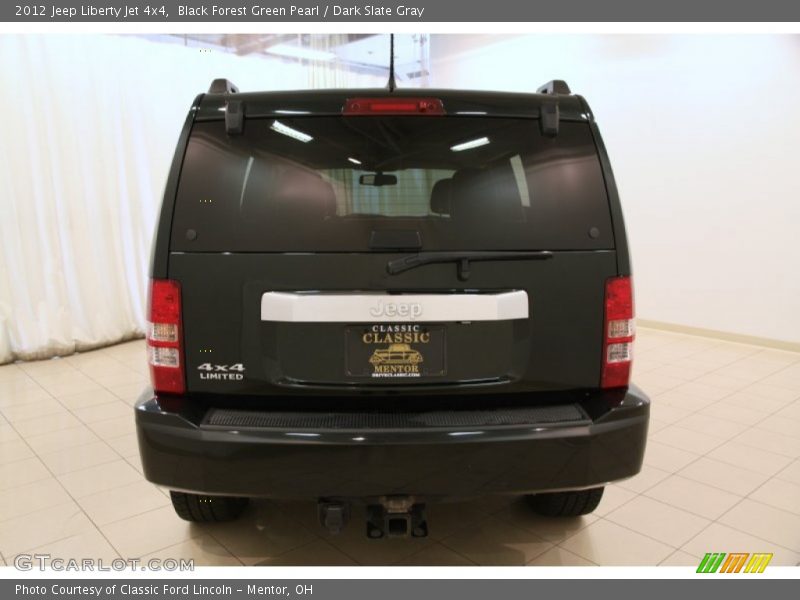 Black Forest Green Pearl / Dark Slate Gray 2012 Jeep Liberty Jet 4x4