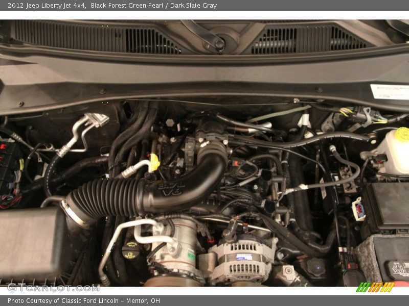 Black Forest Green Pearl / Dark Slate Gray 2012 Jeep Liberty Jet 4x4