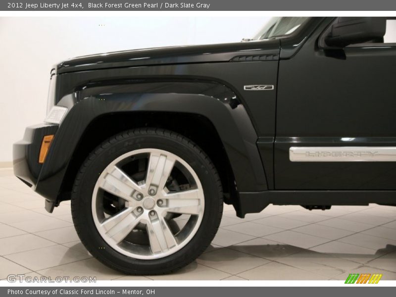 Black Forest Green Pearl / Dark Slate Gray 2012 Jeep Liberty Jet 4x4