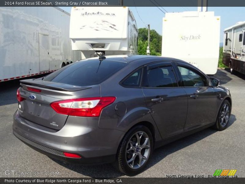 Sterling Gray / Charcoal Black 2014 Ford Focus SE Sedan