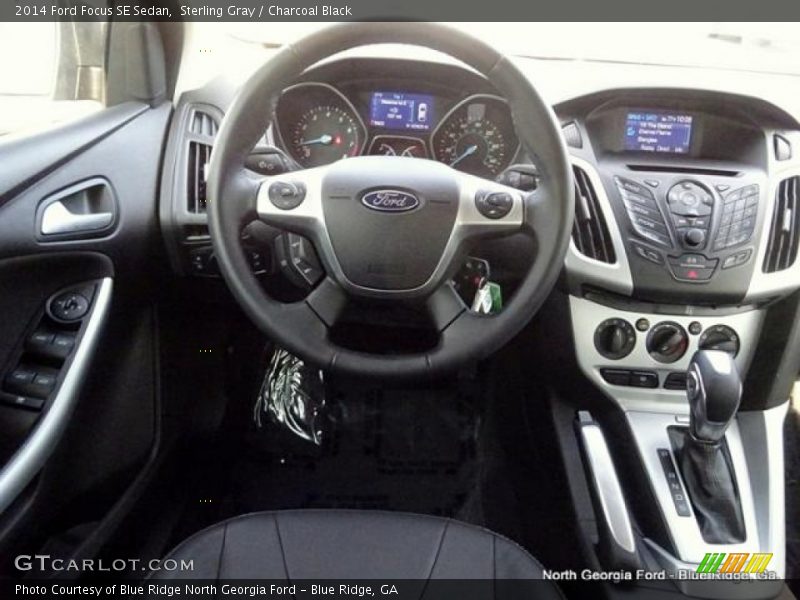 Sterling Gray / Charcoal Black 2014 Ford Focus SE Sedan