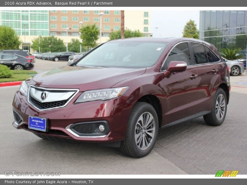 Basque Red Pearl II / Parchment 2016 Acura RDX Advance