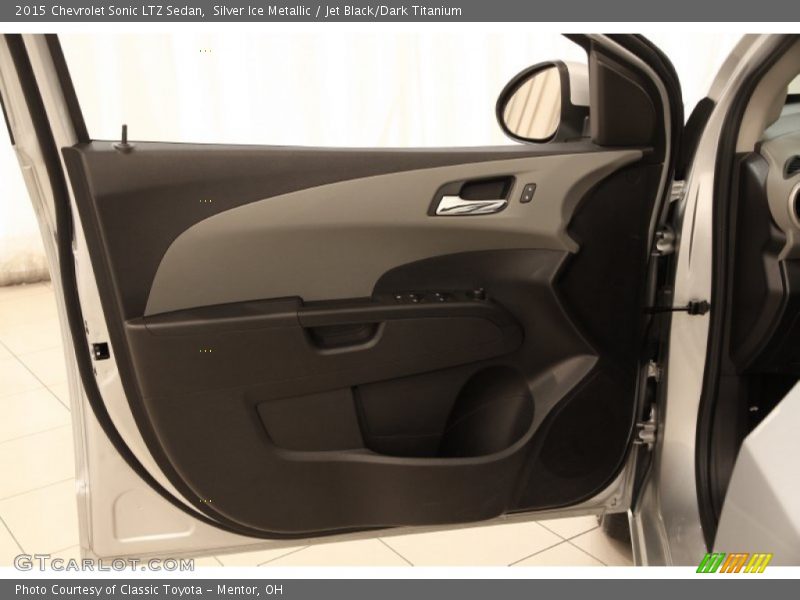 Silver Ice Metallic / Jet Black/Dark Titanium 2015 Chevrolet Sonic LTZ Sedan