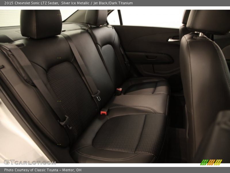 Silver Ice Metallic / Jet Black/Dark Titanium 2015 Chevrolet Sonic LTZ Sedan