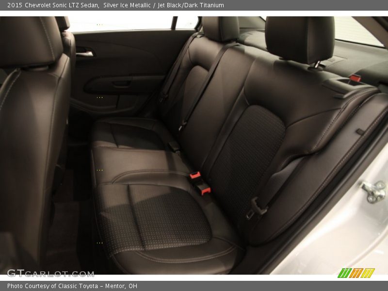 Silver Ice Metallic / Jet Black/Dark Titanium 2015 Chevrolet Sonic LTZ Sedan