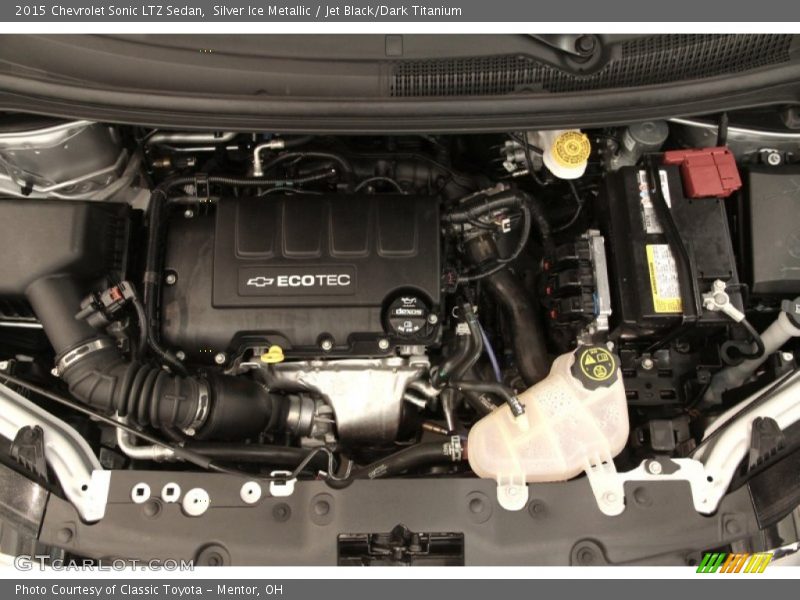 Silver Ice Metallic / Jet Black/Dark Titanium 2015 Chevrolet Sonic LTZ Sedan