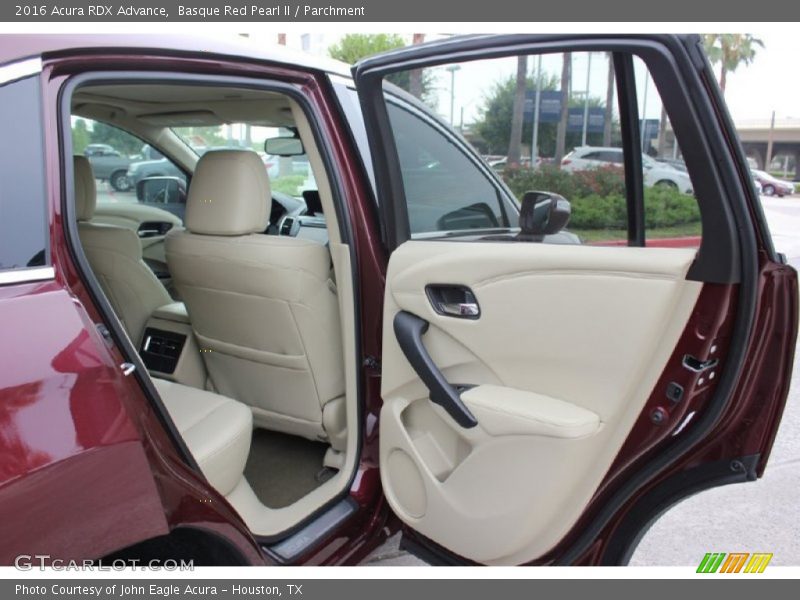 Basque Red Pearl II / Parchment 2016 Acura RDX Advance