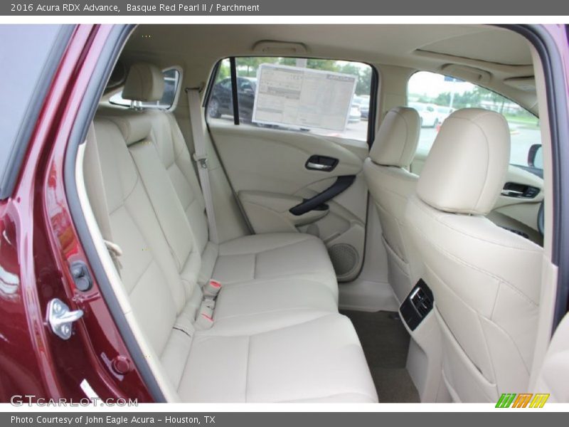Basque Red Pearl II / Parchment 2016 Acura RDX Advance