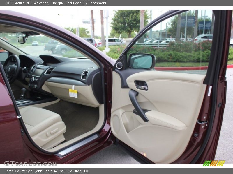 Basque Red Pearl II / Parchment 2016 Acura RDX Advance