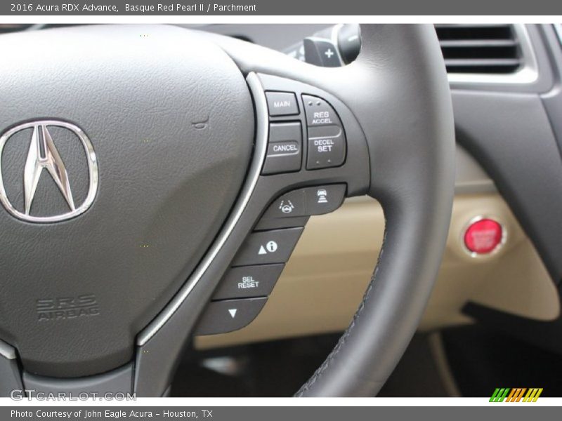 Basque Red Pearl II / Parchment 2016 Acura RDX Advance