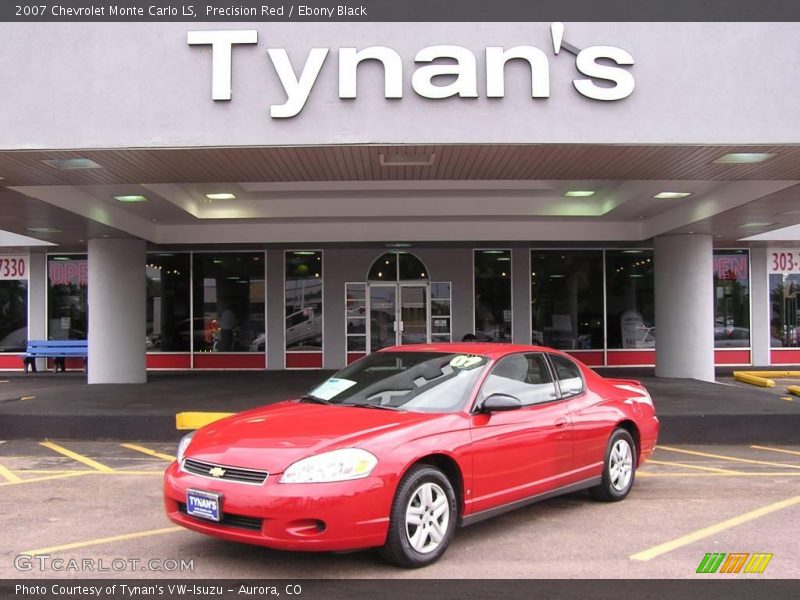 Precision Red / Ebony Black 2007 Chevrolet Monte Carlo LS