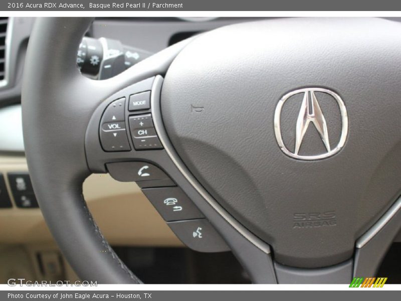 Basque Red Pearl II / Parchment 2016 Acura RDX Advance