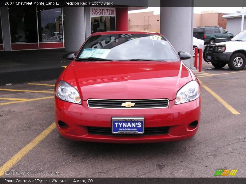 Precision Red / Ebony Black 2007 Chevrolet Monte Carlo LS