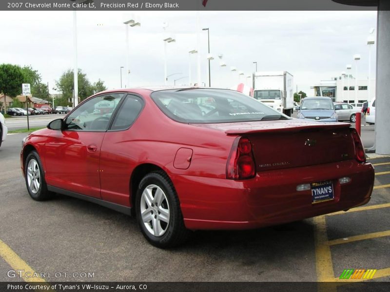 Precision Red / Ebony Black 2007 Chevrolet Monte Carlo LS