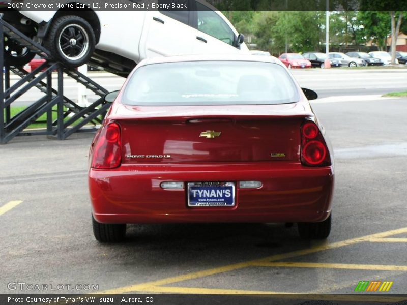 Precision Red / Ebony Black 2007 Chevrolet Monte Carlo LS