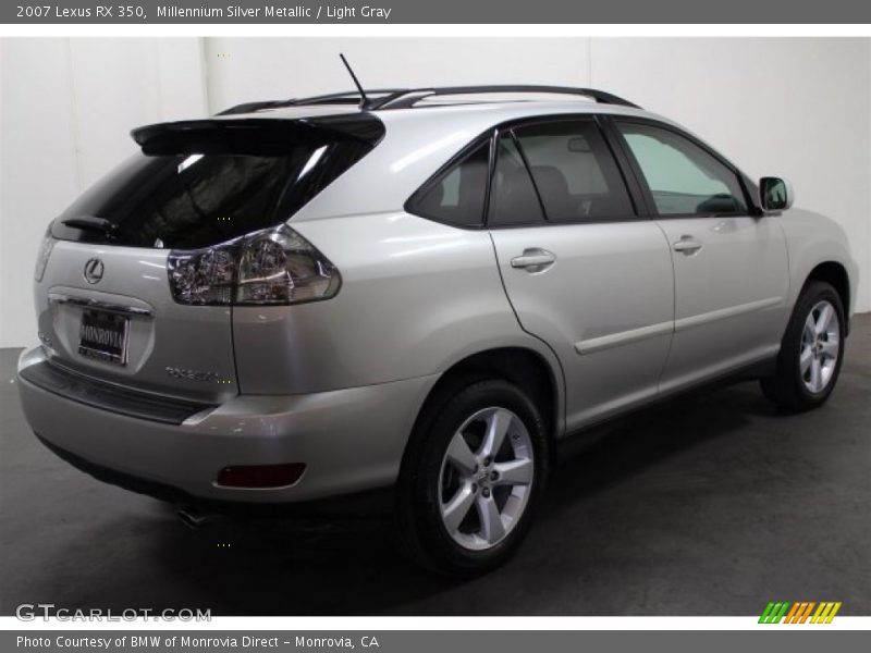 Millennium Silver Metallic / Light Gray 2007 Lexus RX 350